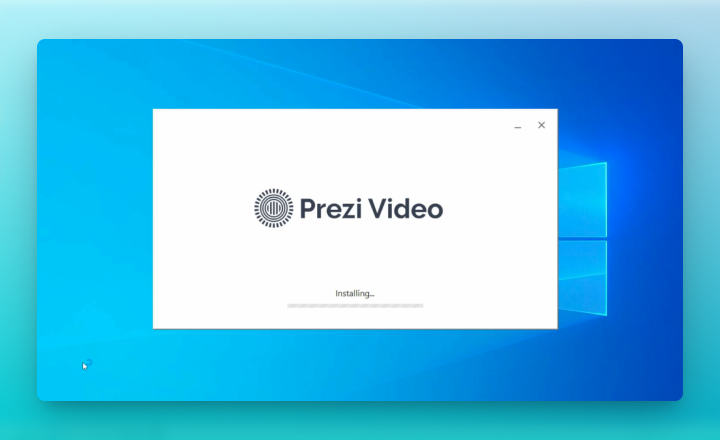 útmutató a Prezi Video alkalmazás Windows rendszeren való telepítéséhez