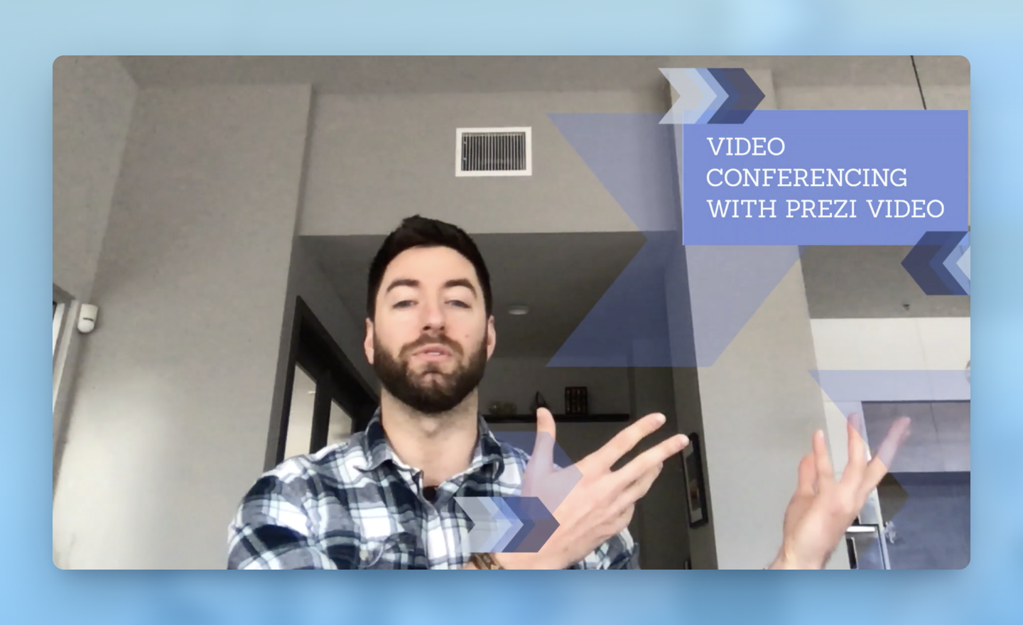 virtual conferencing and live streaming with Prezi Video