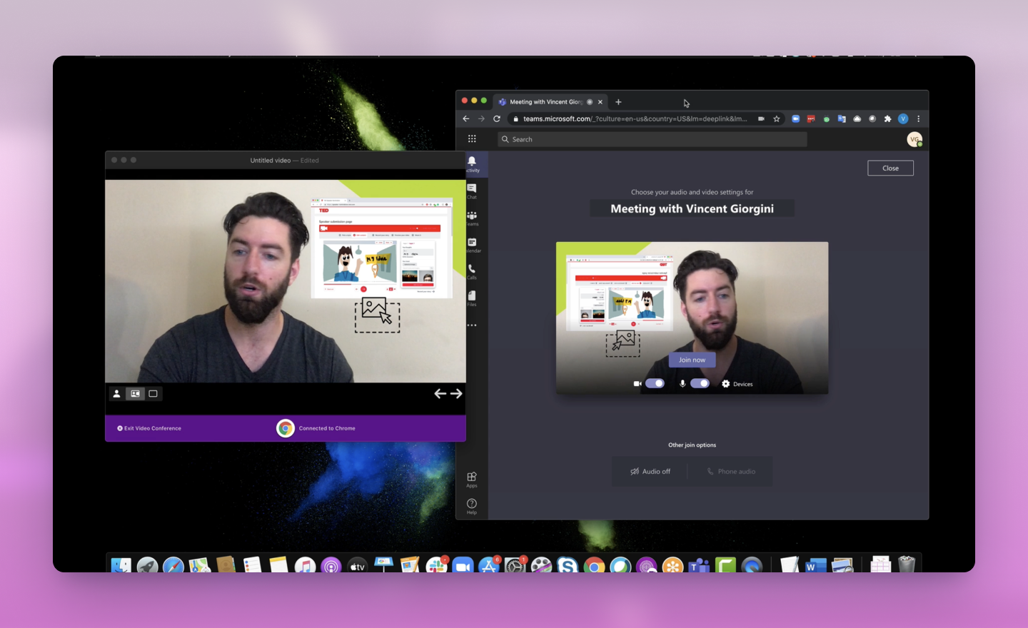 how to use Prezi Video with Microsoft Teams on Windows